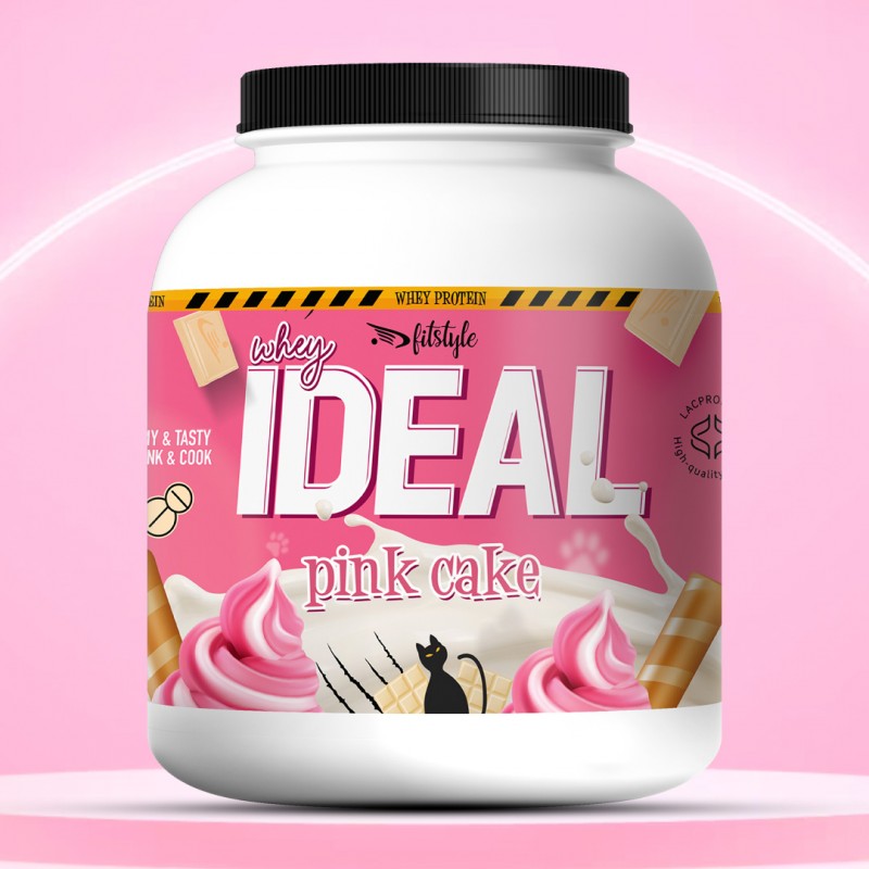 Ideal Whey Pink Cake 1kg FITSTYLE