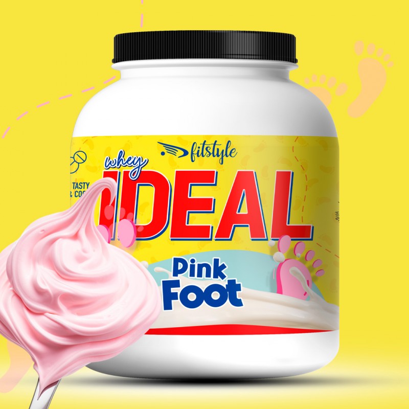 Ideal Whey Pink Foot 1kg FITSTYLE