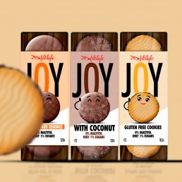 JOY Galletas Sin Gluten Choco 0% maltitol 105g (1x9u) FITSTYLE