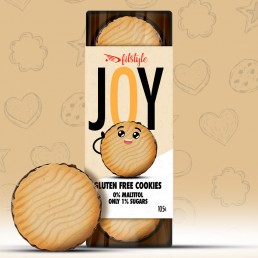 JOY Galletas Sin Gluten Choco 0% maltitol 105g (1x9u) FITSTYLE