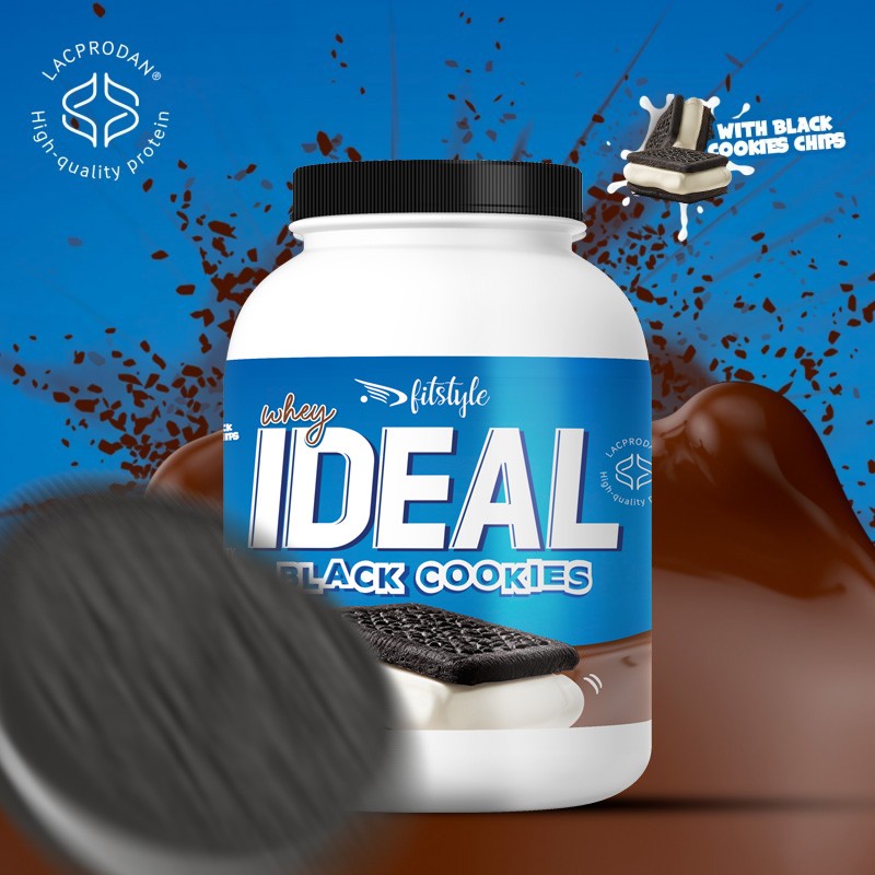 Ideal Whey Black Cookies 500g FITSTYLE