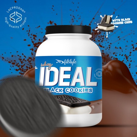 Ideal Whey Black Cookies 500g FITSTYLE