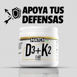Vitamina D3+K2 60 caps MATCH
